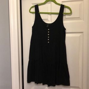 Black Button Dress